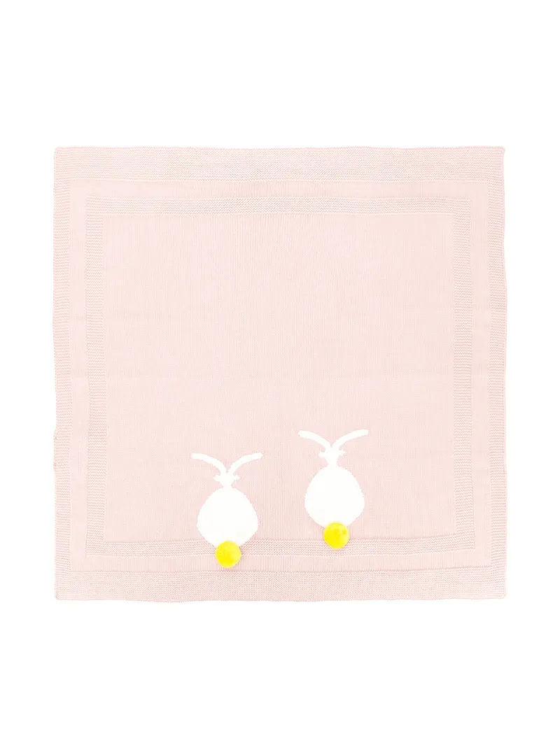 Stella Mccartney Kids одеяло с узором интарсия
